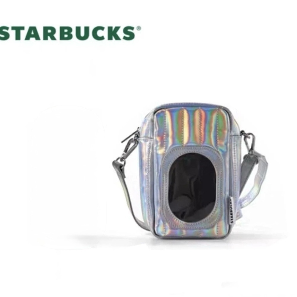 Starbucks 2024 China Summer Night Starry Sky bearista 7oz crossbody bag
